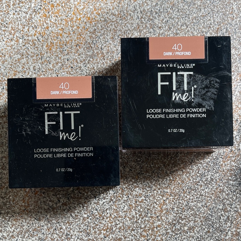 2 Maybelline Fit Me Loose Finishing Powder - Dark 40